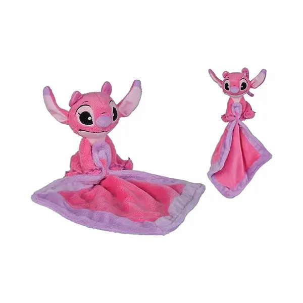 Simba Lilo & Stitch Angel Soft Toy 12 Cm With Square Soft Toy (20 Cm Square) Original Soft Plush Toy Girl Boy Gift For Birthday (Angel 12 Cm) thumbnail