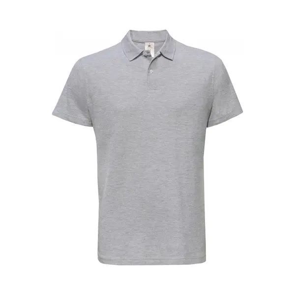 B&C Id.001 Polo Shirt CGPUI10 - Heather Grey - 3XL thumbnail