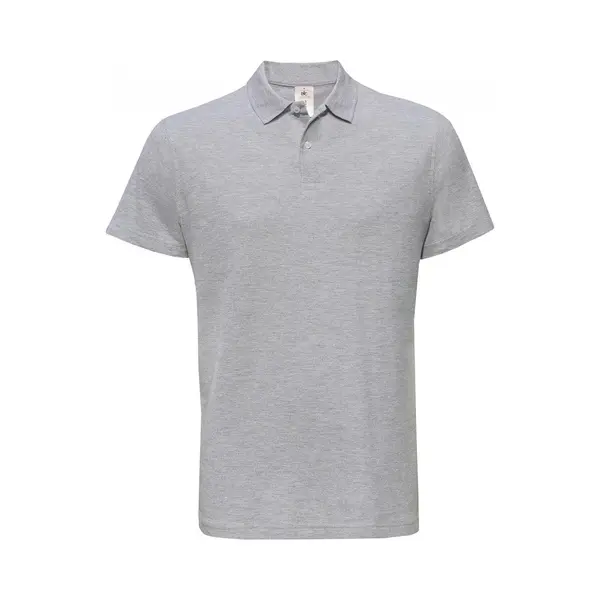 B&C Id.001 Polo Shirt CGPUI10 - Heather Grey - 4XL thumbnail
