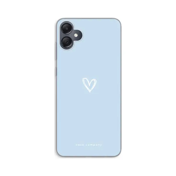 Case Company® - Hoesje Geschikt Voor Samsung Galaxy A05 Hoesje - Klein Hart Blauw - Soft Cover Telefoonhoesje - Bescherming Aan Alle Kanten En thumbnail