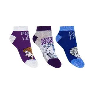 Disney Frozen Sneaker Sokken 3-Pack Maat 23-26