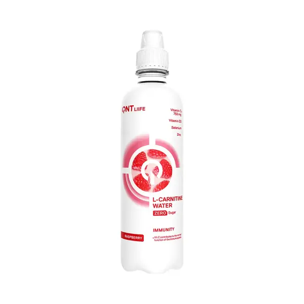 Qnt Sports Nutrition Qnt - Immunity Water + L-carnitine (12x500ml) Raspberry thumbnail