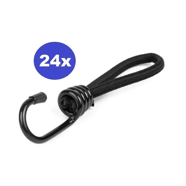 Print equipment 24 X Spanelastieken Met Haak (enkele) 6 Mm 18 Cm thumbnail