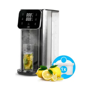 Cuisine King CuisineKing Heetwaterdispenser V2 - 4.0L - Touch Display - 2600W - Warm Waterdispenser - Zilver