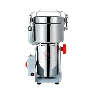 Royal Swiss® – Elektrische Kruidenmolen 1800W – 350 G Rvs Graanmolen & Grinder – Professionele Elektrische Specerijenmolen Voor Kruiden, Granen