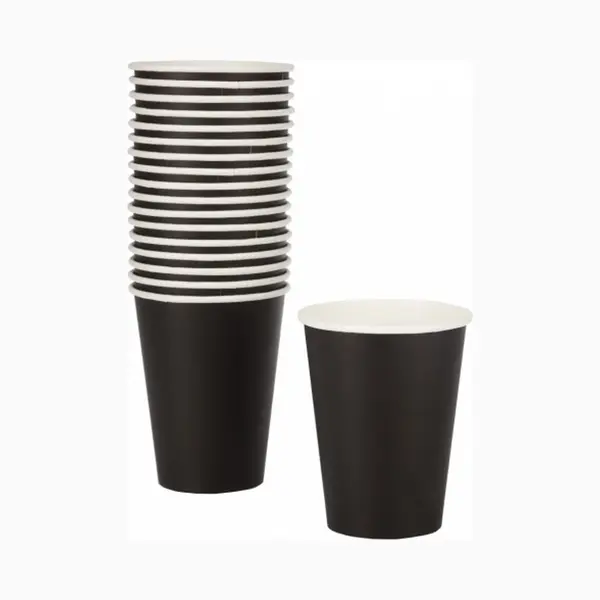 Packadi Drinkbekers Karton 70, 3mm 180ml 7oz Vendingcup Zwart 200 Stuks - Wegwerp Papieren Bekers - Drank Bekers - Milieuvriendelijk /Koffiebeker – Koffie thumbnail