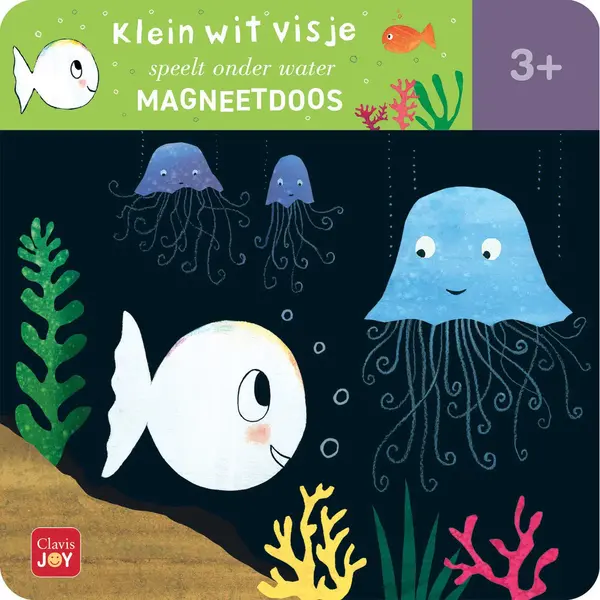 Magneetdoos Klein Wit Visje Speelt Onder Water thumbnail