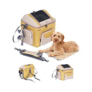 MaxxPet Fietsmand Hond - Hondenmand Fiets - Vooraan Fietsstuur - 40x28x34cm - Bruin
