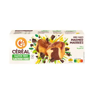 Céréal Mini Cakes Marmer Glutenvrij En Lactosevrij 200 Gr