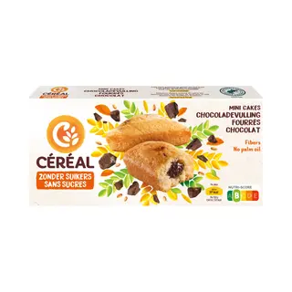 Céréal Mini Cakes Chocoladevulling 150 Gr