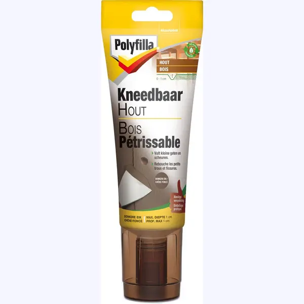 Polyfilla - Kneedbaar Hout - Donkere Eik - Polyfilla - 330 G thumbnail
