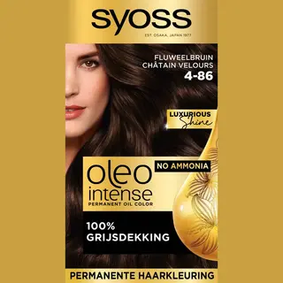 Syoss Color Oleo Intense 4-86 Fluweelbruin Haarverf - 1set