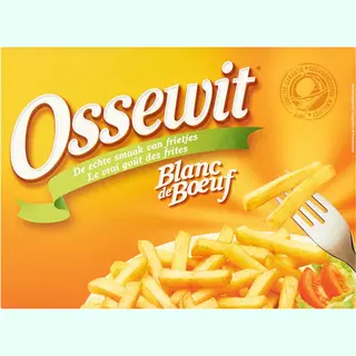 Ossewit Blanc De Boeuf - Vast Frituurvet Voor Optimaal Bakresultaat - 4 X 2, 5 Kilo