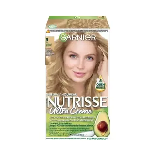 Garnier Nutrisse Ultra Crème 9 Zeer Lichtblond - Intens Voedende Permanente Haarkleuring