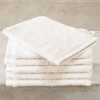 De Witte Lietaer Washandjes Contessa, Vanilla - 16 X 21 Cm - 6 Stuks - Katoen