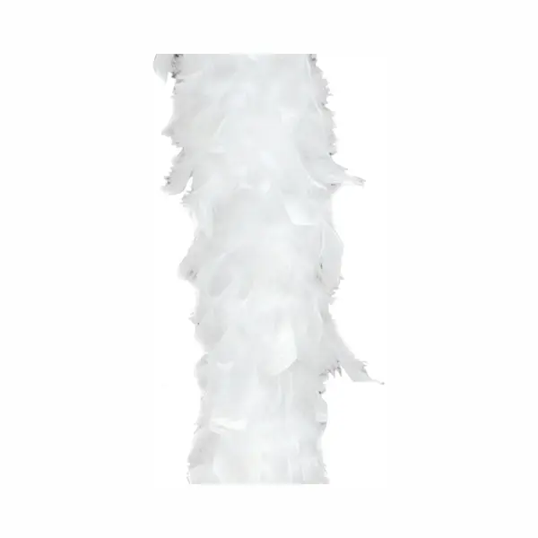 Faram Party Boa Van Veren - Carnaval Verkleed Accessoire Wit - 180 Cm - 50 Gram thumbnail