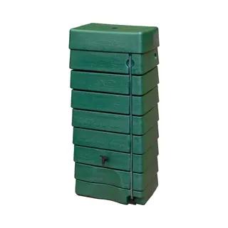 Great Green Systems 276 Litre Grey Wall Tank With Rain Trap Downpipe Connector