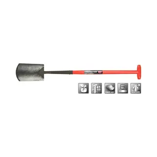 Polet Zwanenhalsspade Glasfiber Steel Gepolijst - 75cm