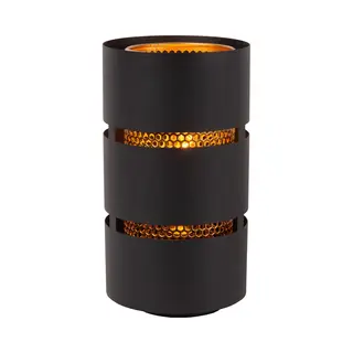 Rosas - Tischlampe - Ø 16 Cm - 1xe27 - Schwarz - Lucide