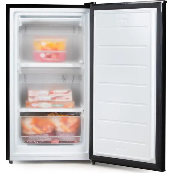 Primo PR143DV Gefrierschrank, Freistehend, 60 L, Schwarz, Wendbar, Freezer, Belgische Qualität thumbnail