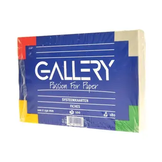 Gallery Witte Systeemkaarten, Ft 10 X 15 Cm, Effen, Pak Van 100 Stuks