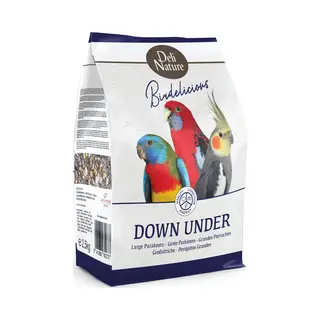 Deli Nature Grote Parkieten Down Under Birdelicious - 4 X 2, 5 Kg - Voordeelverpakking