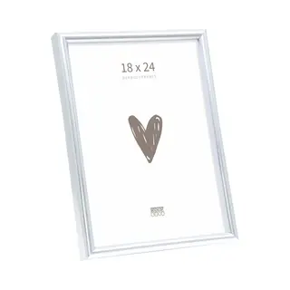 Deknudt Frames Fotolijst S011D1 - Smal Zilver In Kunststof - 18x24 Cm
