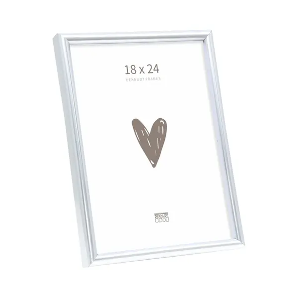 Deknudt Frames Fotolijst S011D1 - Smal Zilver In Kunststof - 18x24 Cm thumbnail