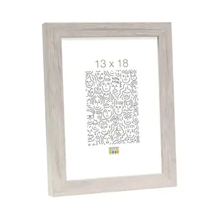 Deknudt Frames Fotolijst S45RH1 - Naturel - Grijs - Hout - 13x18 Cm