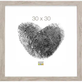 Deknudt Frames Fotolijst S45RH1 - Naturel - Grijs - Hout - 30x30 Cm