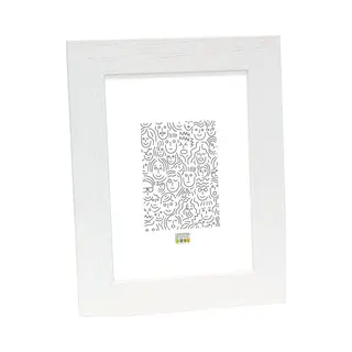Deknudt Frames Fotolijst S226K1 - Wit Hout - Breed - 24x30 Cm