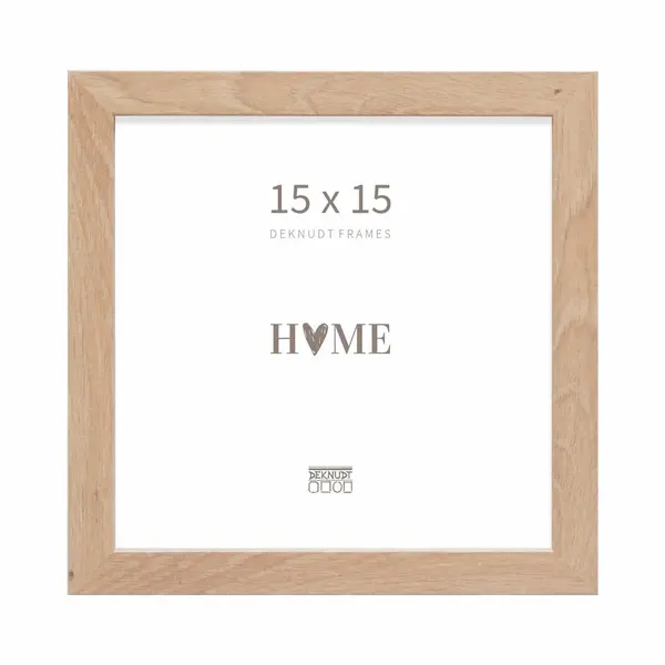 Deknudt Frames Fotolijst - S45SH1 - Naturel Hout - Fotomaat, 15x15 Cm thumbnail