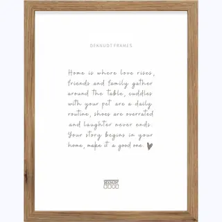 Deknudt Frames Fotolijst - S45SH2 - Houtkleur - Fotomaat, 30x45 Cm