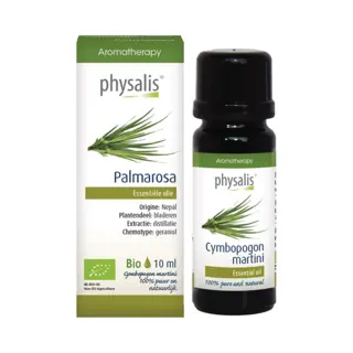Palmarosa Physalis Etherische Olie Bio Etherische Olie 10ml - Diffuser, Huid En Inwendig