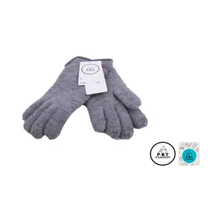P&T Dames Handschoenen - Wol - Grijs - Maat 7, 5