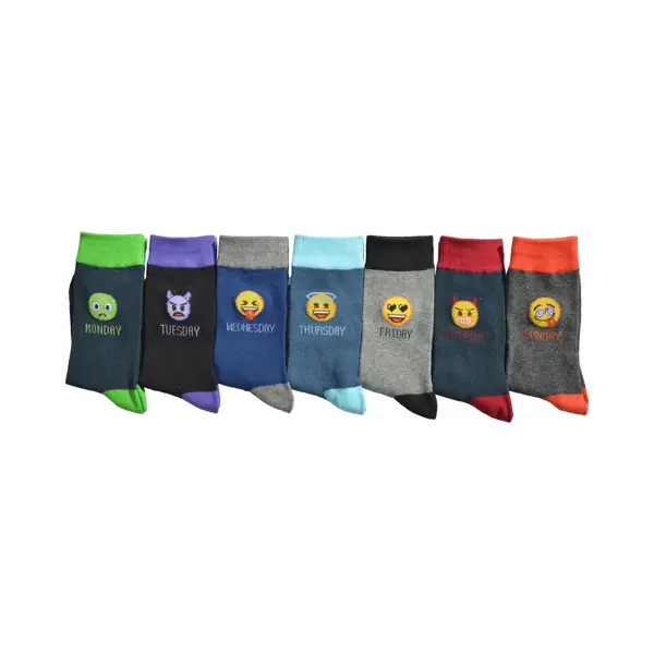 Emoji - Amuse Sokken Multipack Jongens Maat 31-34 thumbnail