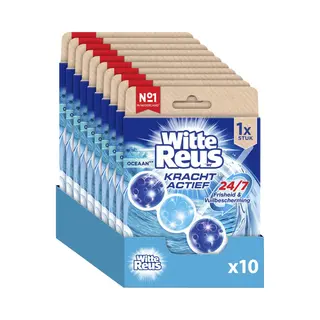Witte Reus Kracht Actief Boost Oceaan Toiletblok 50g - Wc Blokjes - Voordeelverpakking - 10 Stuks