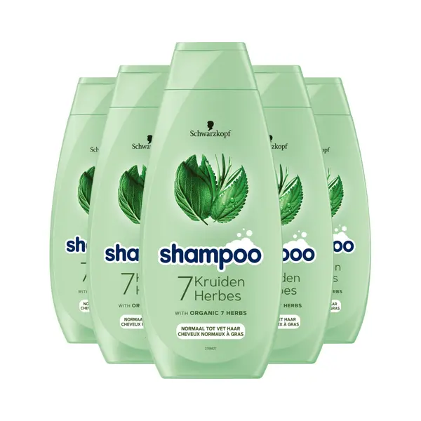 5x Schwarzkopf 7 Kruiden Shampoo 400 Ml thumbnail