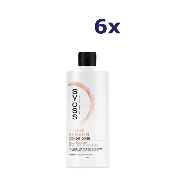 Syoss Conditioner Intense Keratin - 6 X 440 Ml - Voordeelverpakking thumbnail