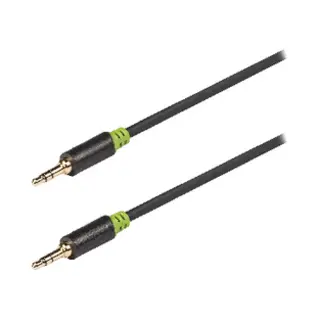 KÃ¶nig Stereo Audio Extension Cable Black - 2 Metres