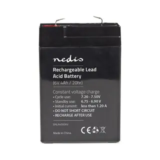 Nedis BALA40006V Usv-Batterie Plombierte Bleisäure (Vrla) 6 V 4 Ah