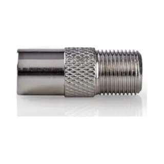 Nedis CSGB41954ME Drahtverbinder Coax Silber