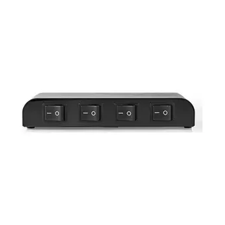 Nedis ASWI2604BK Audio-Switch Schwarz