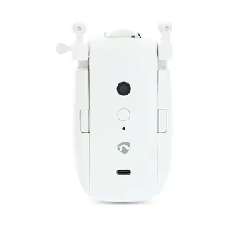 Nedis Vorhang Roboter - Kabelanlage/U-Schiene - Horizontale Vorhänge - Batteriebetrieben/Stromversorgung über Usb - 4000 MAh - Bluetooth - Weiss