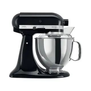 KitchenAid 5KSM175PSBOB mixer Stand mixer 300 W Black, Stainless steel