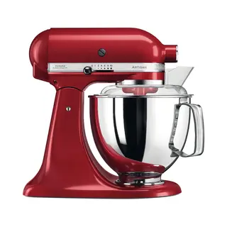 KitchenAid 5KSM175PSBER mixer Stand mixer 300 W Red, Stainless steel