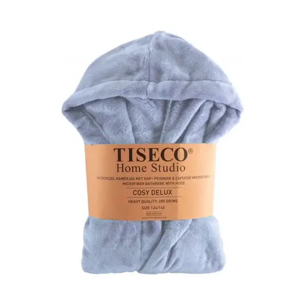 Tiseco - Kamerjas Kinderen Cosy - Voor Kinderen, Microflanel - 158/164, Nova Blue thumbnail