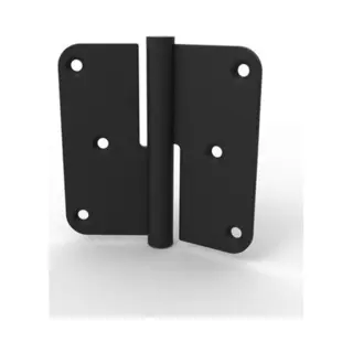 Argenta Paumelle 89x89x2.5 - Din Links - Rvs - Mat Zwart Ral 9005