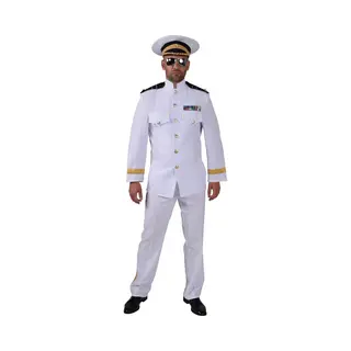 Magic design Kapitein & Matroos & Zeeman Kostuum | Admiraal Bananen Republiek Dictator | Man | Medium | Carnaval Kostuum | Verkleedkleding