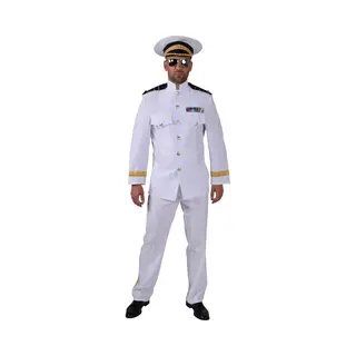 Magic design Kapitein & Matroos & Zeeman Kostuum | Admiraal Bananen Republiek Dictator | Man | Xxl | Carnaval Kostuum | Verkleedkleding